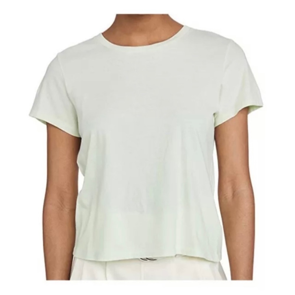 NEW AGOLDE Linda Tee in Mint Sunfade
